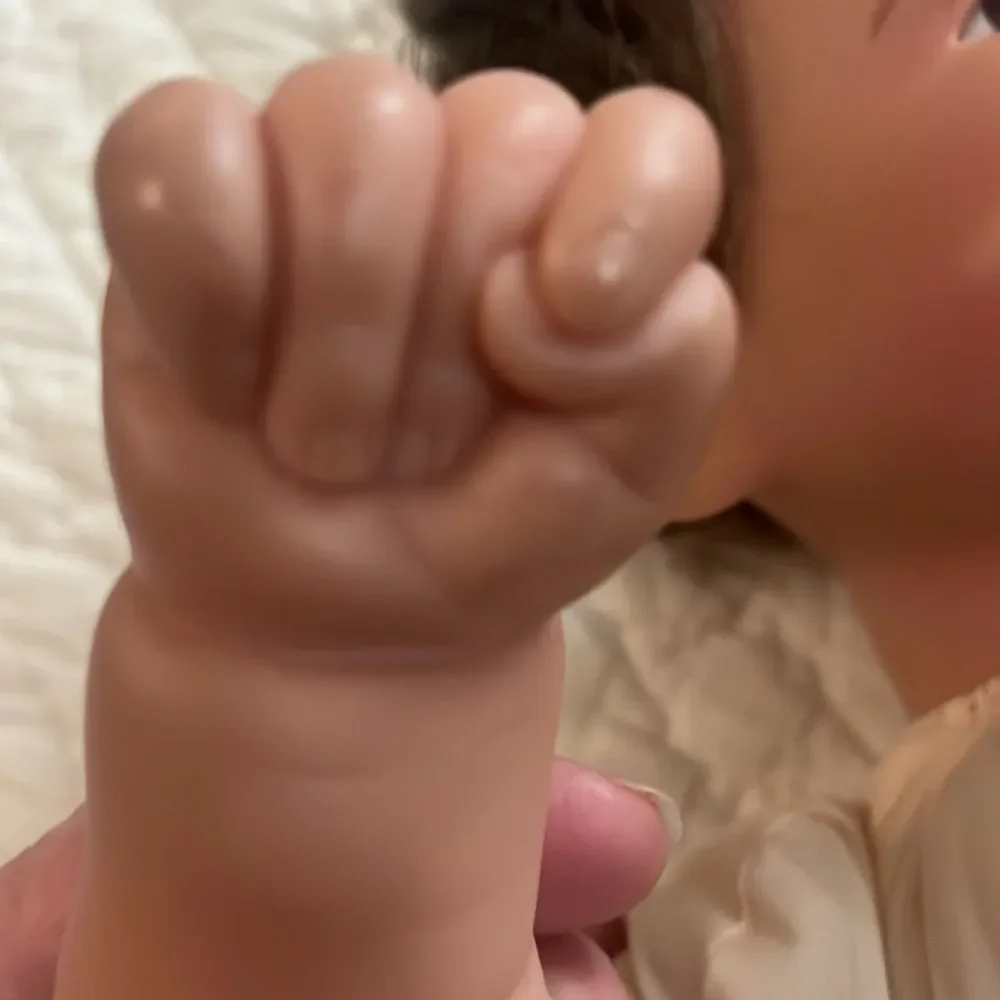 Realistic Baby Doll with Brown Hair